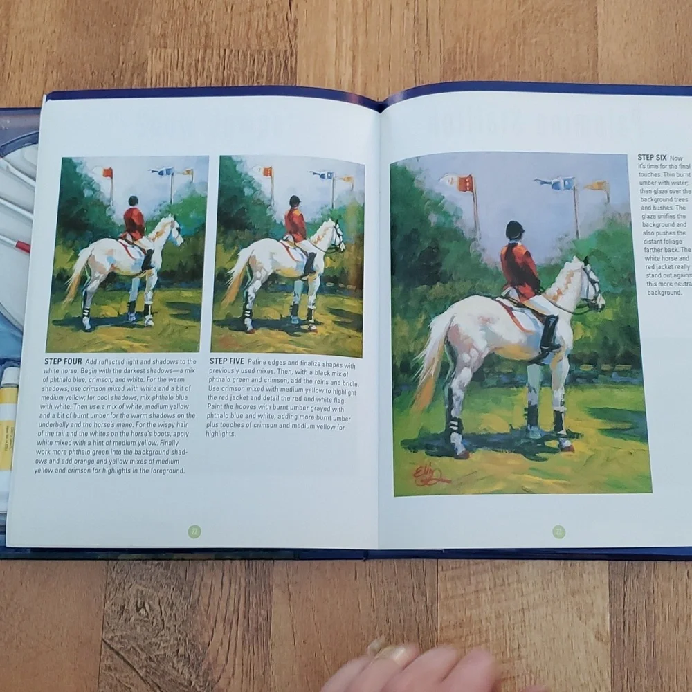 Walter Foster Learn‎ to Paint Horses in Acrylic Set NIB